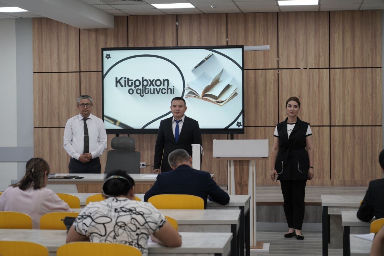 “Eng yaxshi kitobxon o‘qituvchi” tanlovi bo‘lib o‘tdi