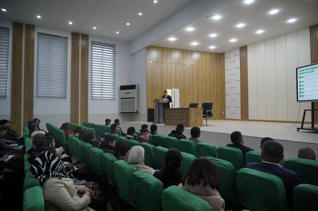 TISUda fakultet yig‘ilishi bo‘lib o‘tdi