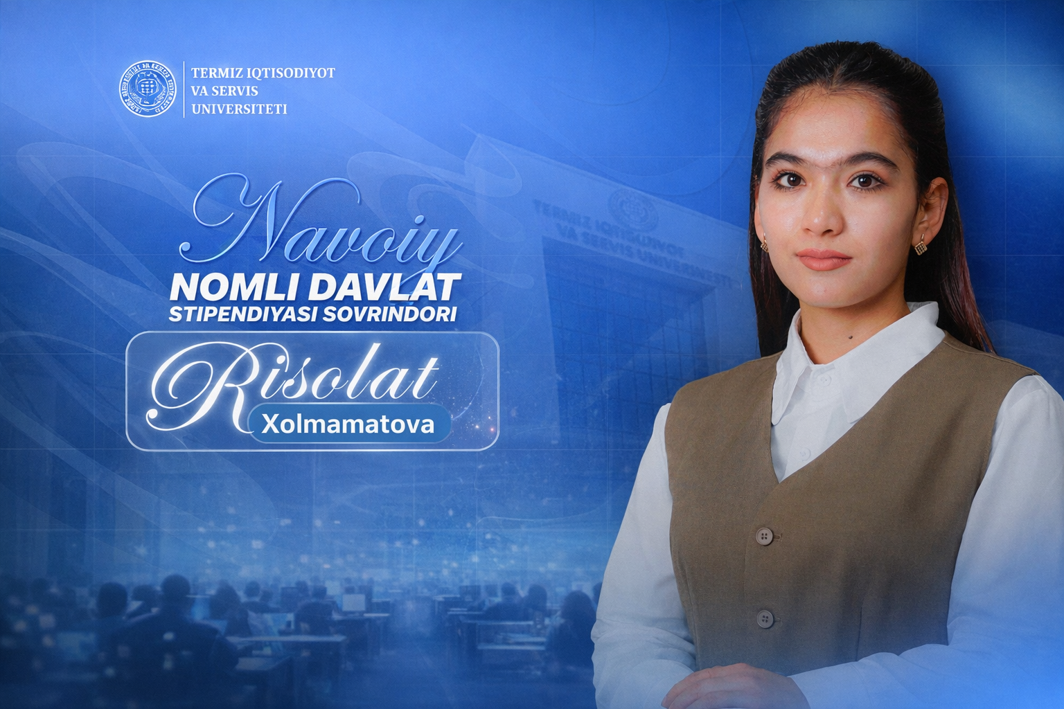 Navoiy nomli davlat stipendiyasi sovrindori