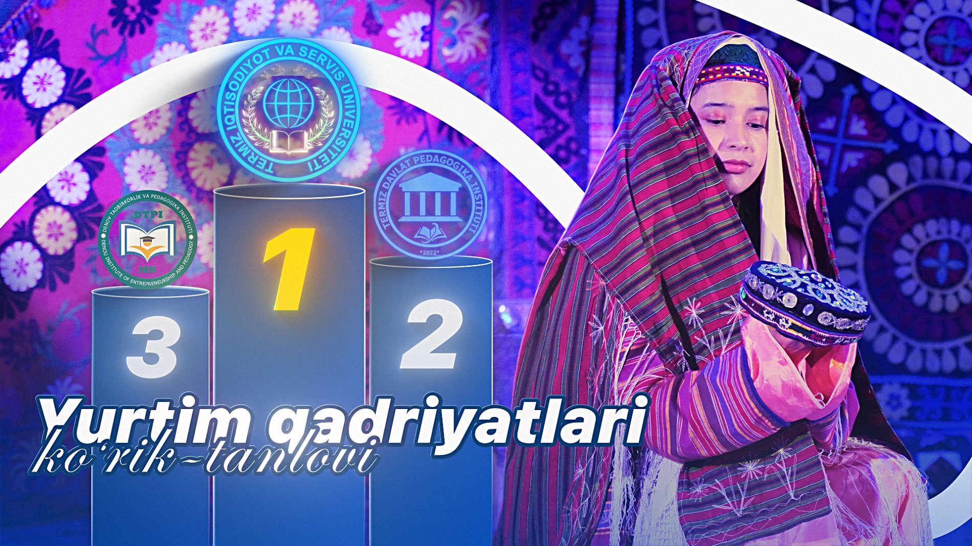 “Yurtim qadriyatlari” ko‘rik-tanlovining hududiy bosqichida TISU g‘olib bo‘ldi